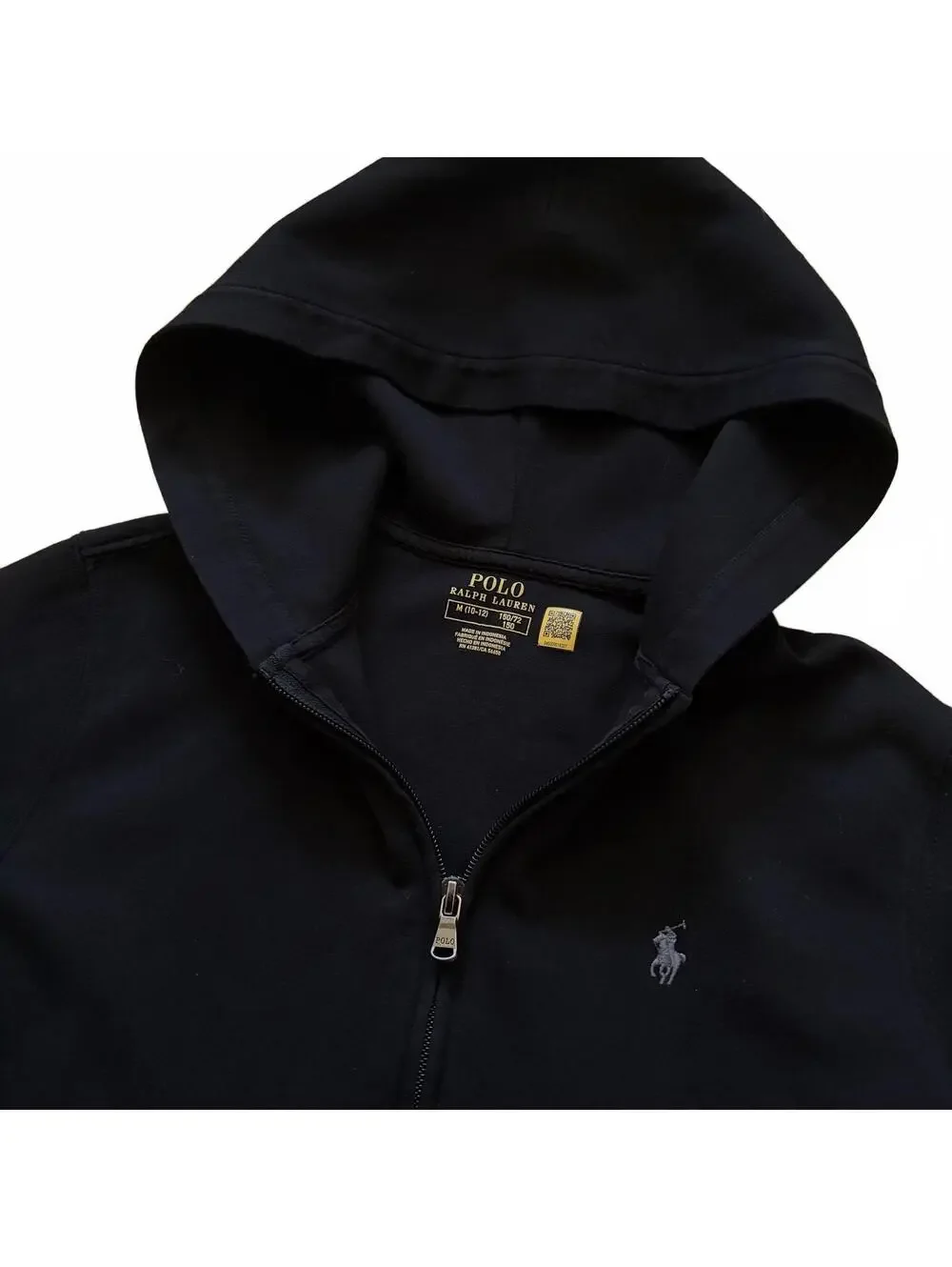 Polo Ralph Lauren Full Zip Hoodie Sweatshirt Sweater Kid Youth Boy's Size Medium